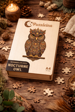 Nocturne Owl 2D Wooden Puzzle