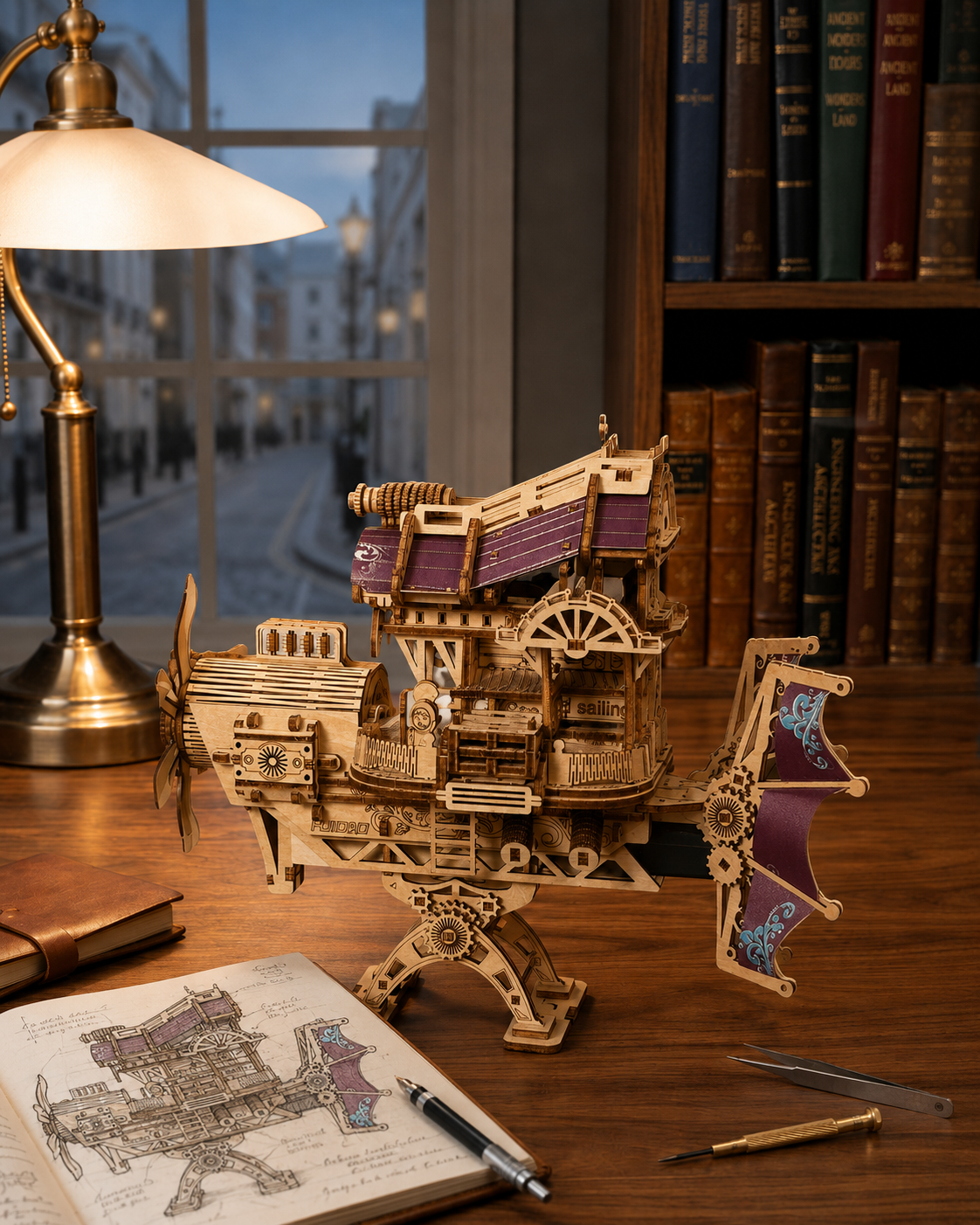 Wind Glider 3D Wooden Puzzle