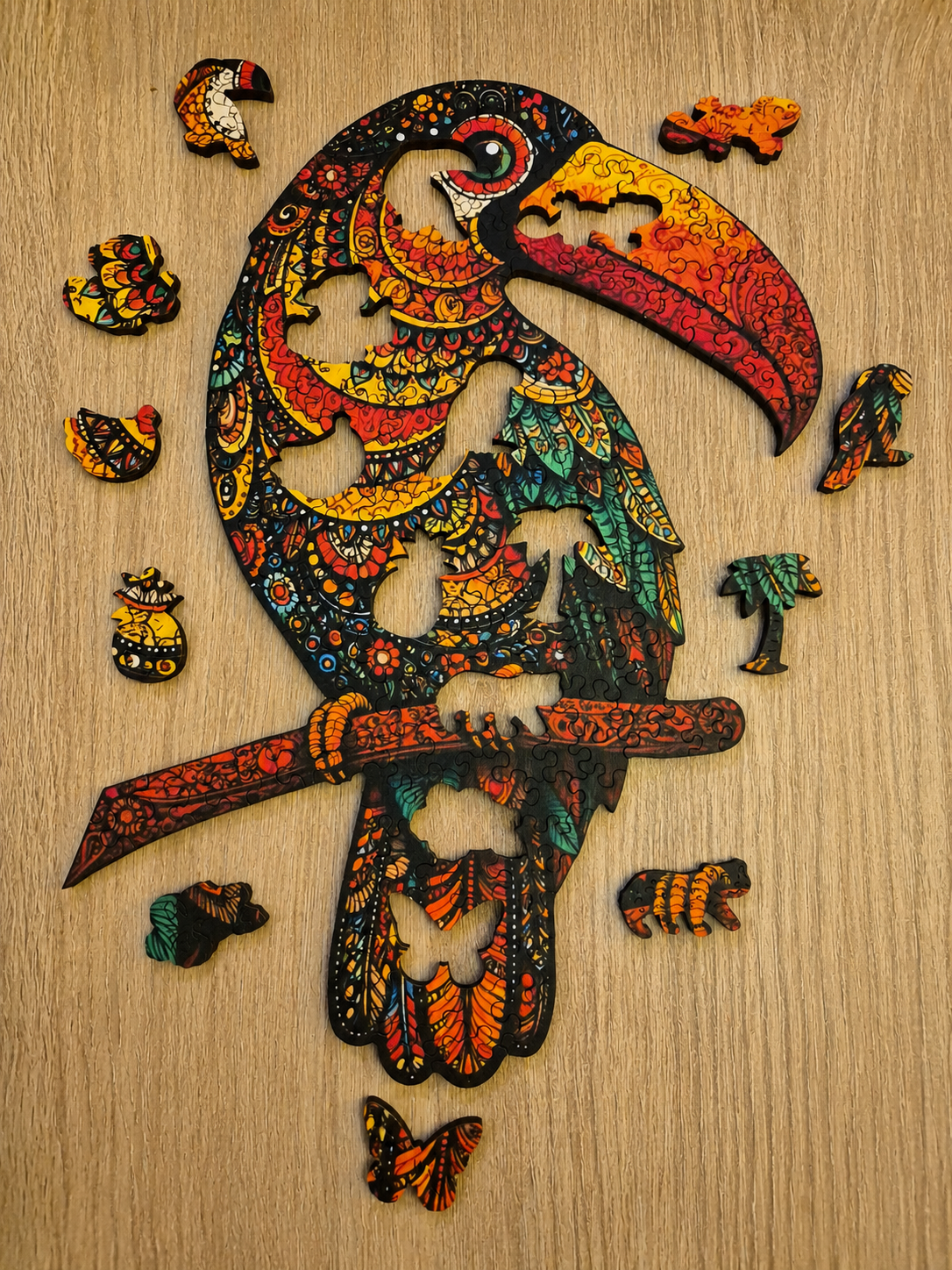 Tropical Toucan 2D Wooden Puzzle